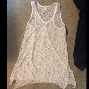 White Swimsuit coverup